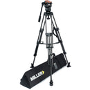 Miller Versa CXV8 Head, 75 Sprinter II 2-Stage CF Tripod, Mid-Level Spreader, Rubber Feet & Soft Case Kit