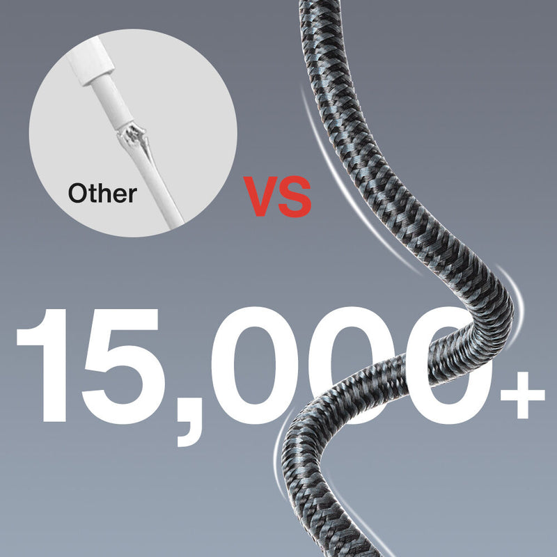 iVANKY Braided Optical TOSLINK Audio Cable (10', Gray/Black)