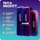 Movo Photo Mini DUO 2-Person Wireless Microphone System for 3.5mm TRS Devices (2.4 GHz)