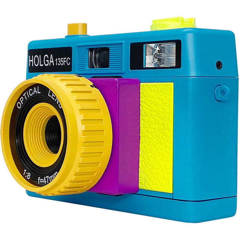 Holga Retro 135FC Camera with Flash (Retro Neon)