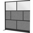 Luxor Modular Room Divider Add-On Wall (70 x 70", Black)