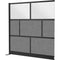 Luxor Modular Room Divider Add-On Wall (70 x 70", Black)