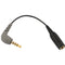 Kopul MC-TRSA 3.5mm TRS Female to Right-Angle 3.5mm TRRS Male Adapter Cable for Smartphones