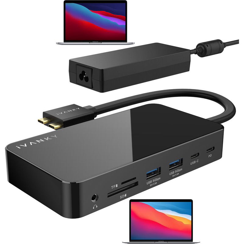 iVANKY 12-Port Dual USB-C Docking Station