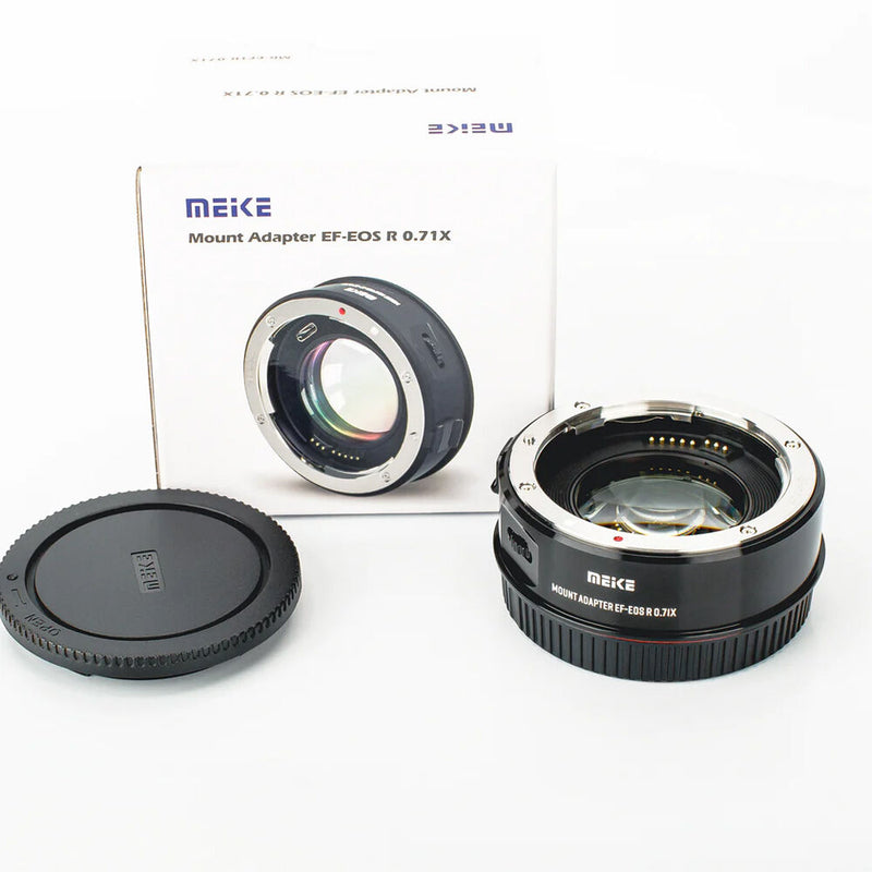Meike 0.71x Speedbooster Adapter for EF/EF-S Lens to Canon RF-Mount Cameras