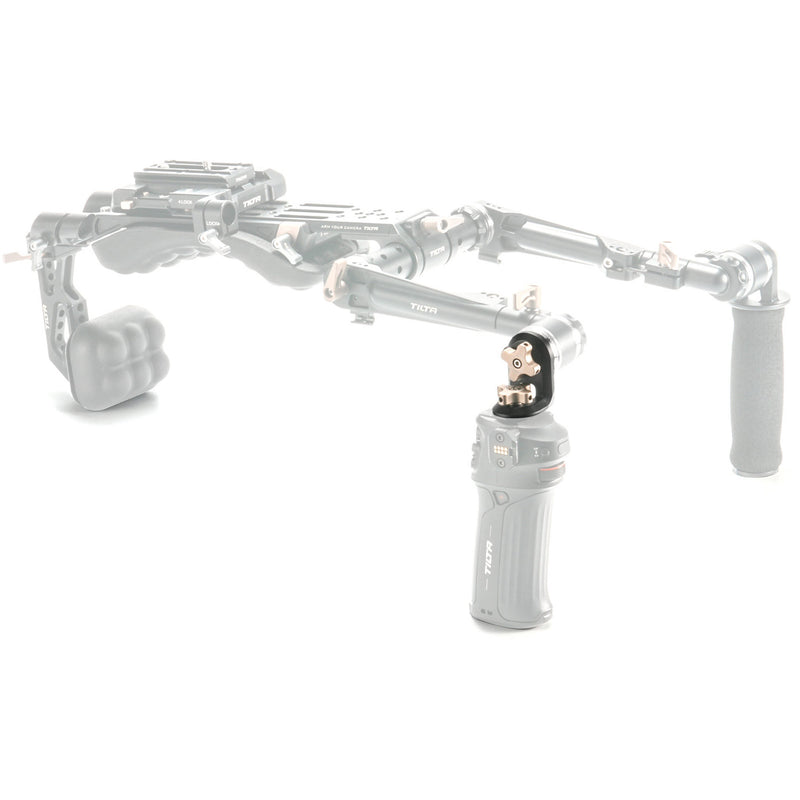 Tilta Right-Angle Rosette Adapter to 1/4"-20 with Locating Pins (Black)