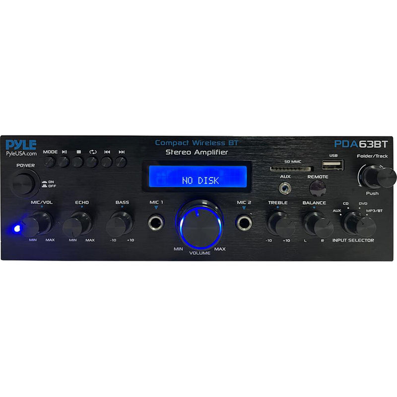 Pyle Pro PDA63BT 2-Channel Receiver with Bluetooth