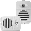 Pyle Pro 2-Way 500-Watt Indoor/Outdoor Waterproof Stereo Streaming Speaker System (White)