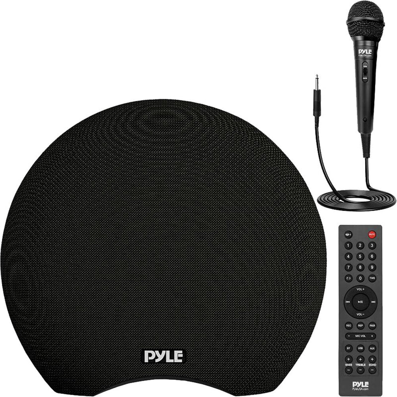 Pyle Pro PNX8BK Dual 3" 280W Portable Bluetooth Speaker with Wired Microphone