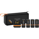 Comica Audio Vimo Q Mini 4-Person Wireless Microphone System for Cameras & Smartphones (Black, 2.4 GHz)
