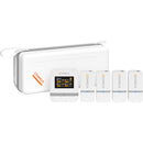 Comica Audio Vimo Q Mini 4-Person Wireless Microphone System for Cameras & Smartphones (White, 2.4 GHz)