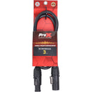 ProX 12 AWG powerCON-Type Male to Female Cable (3')