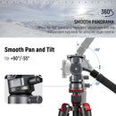 Neewer GM27 Tripod Fluid Head with Leveling Base (Gray)
