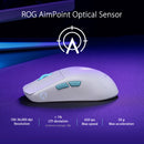 ASUS ROG Harpe Ace Aim Lab Edition Wireless Gaming Mouse (White Edition)