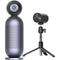 eMeet Meeting Capsule Pro 4K 360&deg; Video Conference Camera and Full HD Satellite Webcam Kit