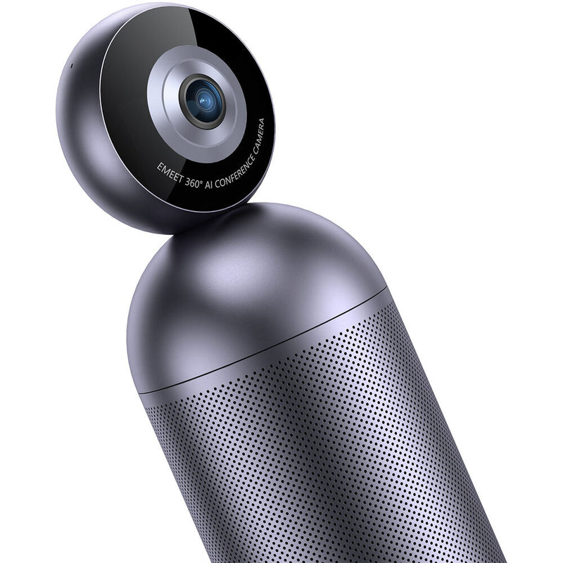 eMeet Meeting Capsule Pro 4K 360&deg; Video Conference Camera and Full HD Satellite Webcam Kit
