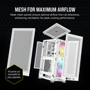 Corsair iCUE 2000D RGB AIRFLOW ITX Tower Case (White)
