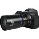 Venus Optics Laowa Nanomorph 65mm T2.4 1.5x S35 Anamorphic Lens (Leica L, Blue Flare)