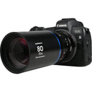Venus Optics Laowa Nanomorph 80mm T2.4 1.5x S35 Anamorphic Lens (Leica L, Blue Flare)