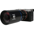 Venus Optics Laowa Nanomorph 80mm T2.4 1.5x S35 Anamorphic Lens (Leica L, Blue Flare)