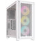 Corsair iCUE 4000D RGB Airflow Mid-Tower ATX Desktop Case (White)