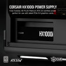 Corsair HX1000i 1000W 80 Plus Platinum Modular ATX Power Supply (Black)