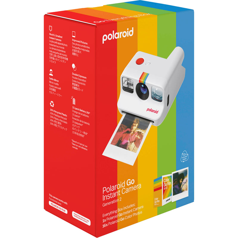 Polaroid Go Generation 2 Instant Film Camera Everything Box (White)