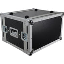 ProX Vertical Effects Rack 14" Deep Front to Rear Rail with Handles (6 RU)