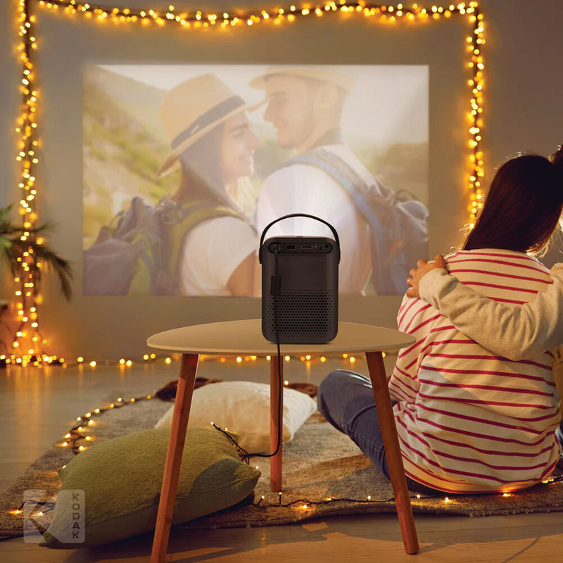Kodak FLIK HD9 200-Lumen Full HD Smart Projector (Black)