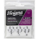 Viviana Fur for Lavalier Microphones (Round, Black)
