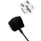 Viviana Fur for Lavalier Microphones (Square, Black)