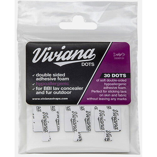 Viviana Fur for Lavalier Microphones (Square, Black)