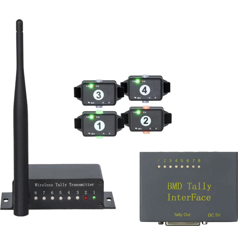 PTZCam TALLY4 4-Camera Wireless Tally System for Blackmagic ATEM Switchers