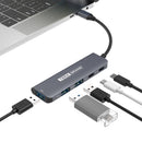 Tera Grand 5-in-1 USB 3.2 Gen 1 Hub (Gray)