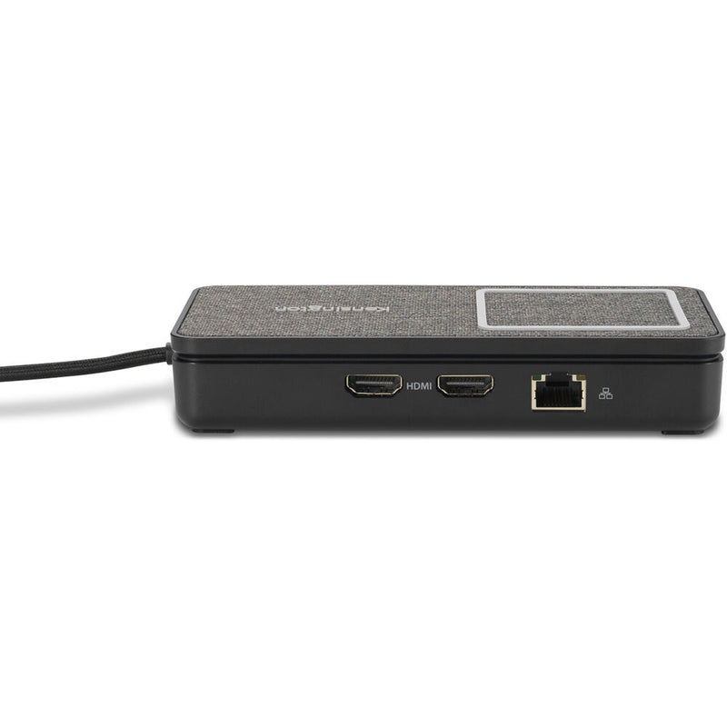 Kensington SD1700P USB-C Dual 4K Portable Dock with Qi Charging