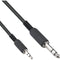 Pearstone 3.5mm Mini to 1/4" Male Stereo Audio Cable (3')