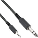 Pearstone 3.5mm Mini to 1/4" Male Stereo Audio Cable (5')