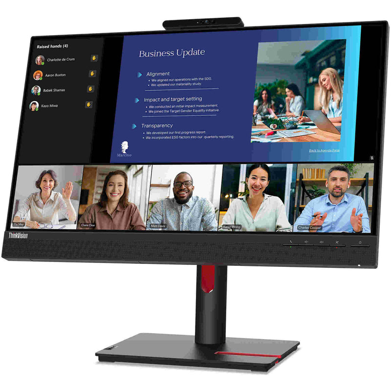 Lenovo ThinkVision 23.8" Video Conferencing IPS Monitor