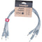 intellijel 3.5mm Patch Cable (11.8", Gray, 4-Pack)