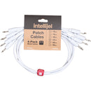 intellijel 3.5mm Patch Cable (17.7", White, 4-Pack)