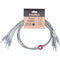 intellijel 3.5mm Patch Cable (23.6", Gray, 4-Pack)