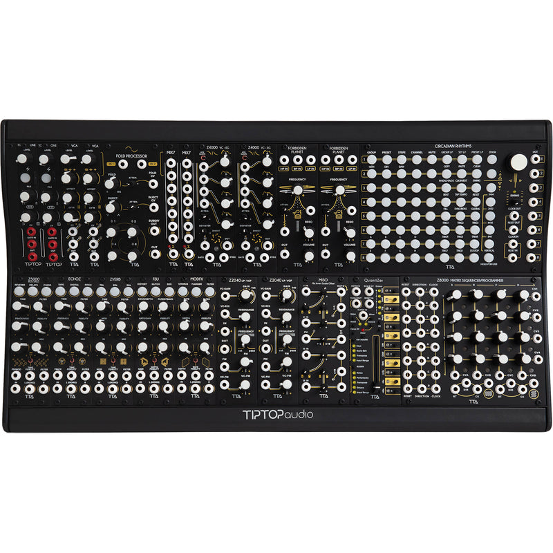 TipTop Audio Mantis Eurorack Modular Synthesizer Case (All Black, 208 HP)