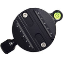 Desmond Leveling Half Ball Adapter for 75mm Bowl Tripod (Long Tie-Down)