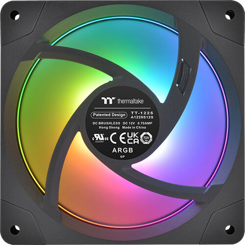 Thermaltake TT Premium Edition SWAFAN EX12 ARGB Sync PC 120mm Cooling Fan (3-Pack)