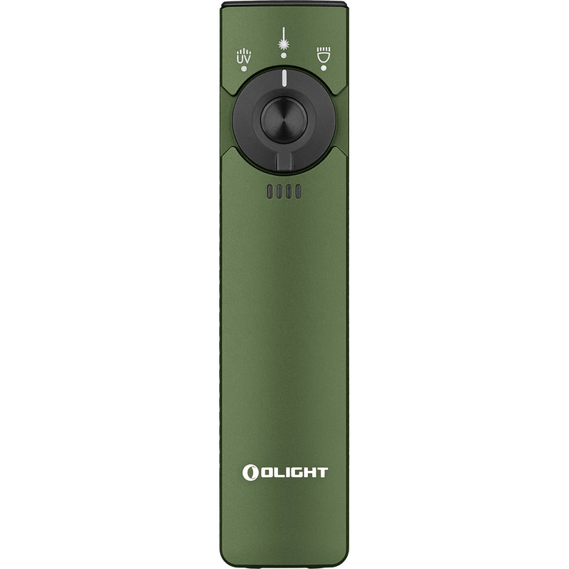 Olight Arkfeld Pro Class 3R Flashlight with LED Light, UV, and Laser (OD Green)