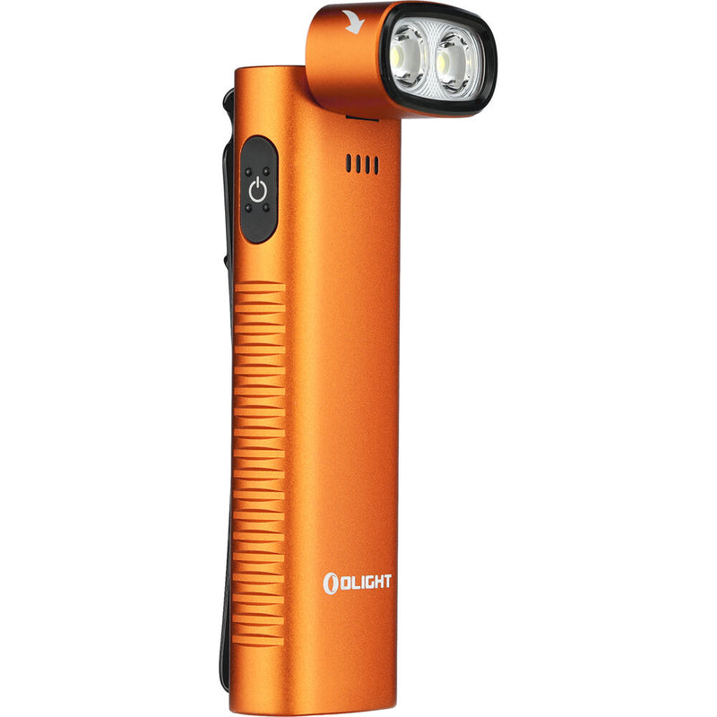 Olight Arkflex Adjustable Right-Angle Flashlight (Orange)