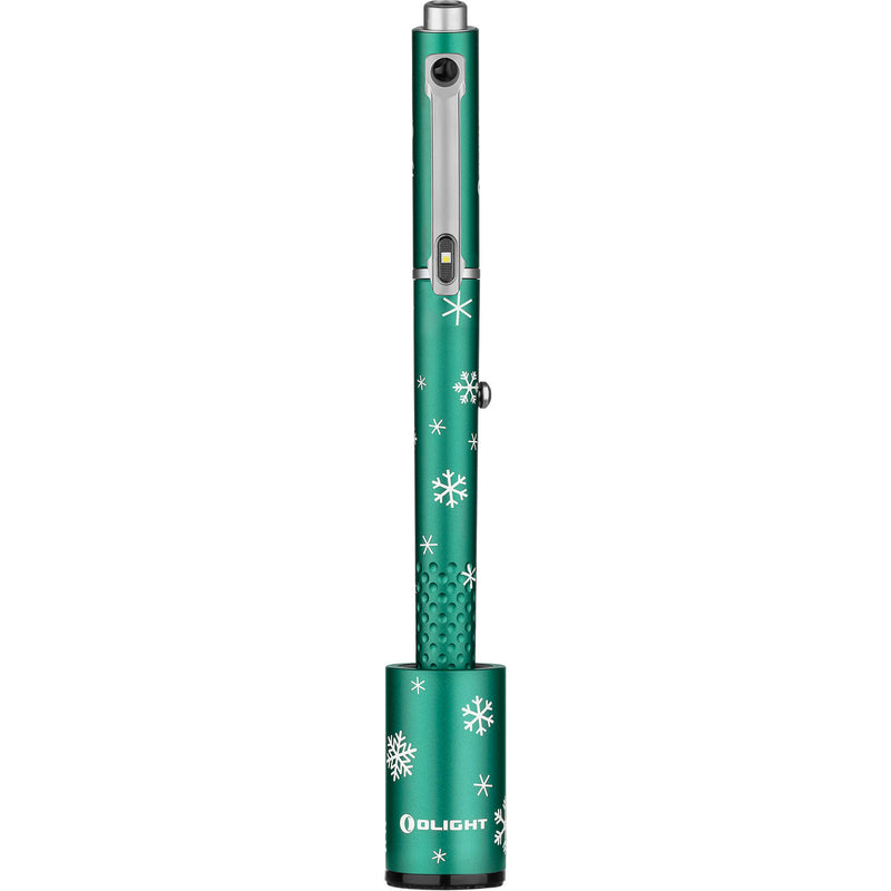 Olight O'pen Glow Rechargeable Penlight (Snowflake Green)