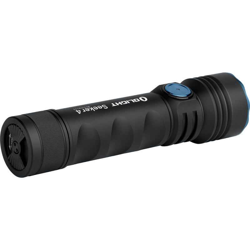 Olight Seeker 4 USB-C Rechargeable EDC Flashlight (Matte Black)