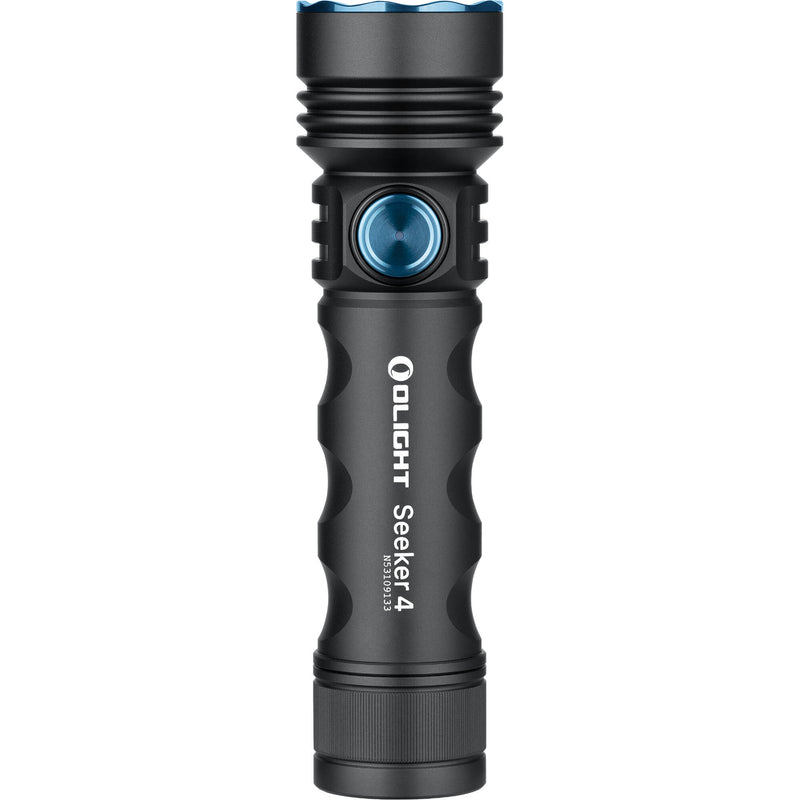 Olight Seeker 4 USB-C Rechargeable EDC Flashlight (Matte Black)