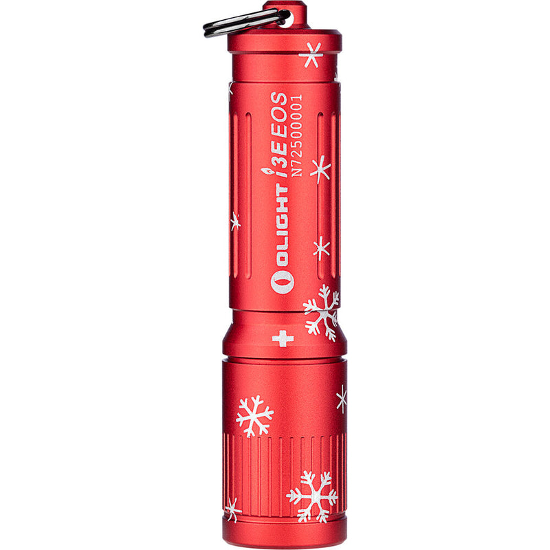 Olight I3E EOS Flashlight (Snowflake Red)